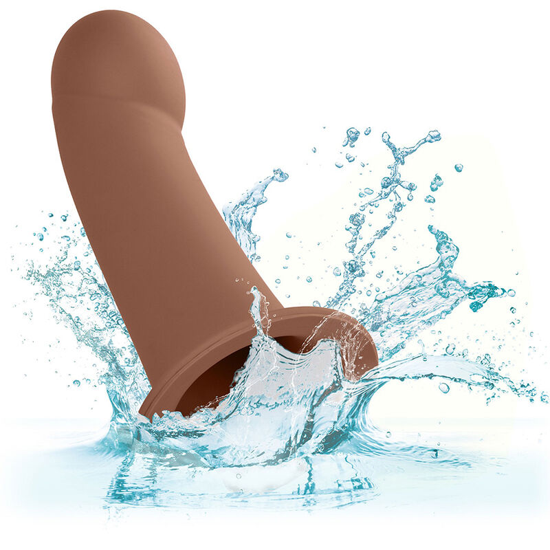 CALEXOTICS - PRZEDŁUŻENIE PERFORMANCE MAXX Z UPRZĘŻAMI BRĄZOWA SKÓRA