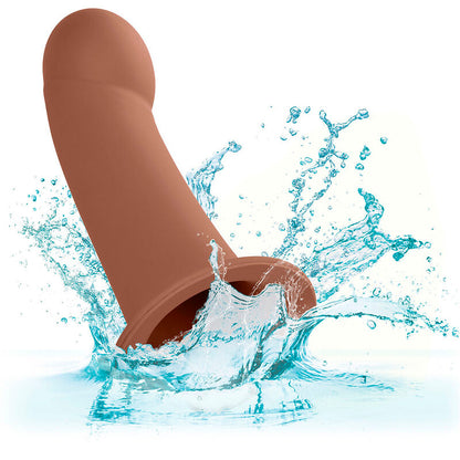 CALEXOTICS - PRZEDŁUŻENIE PERFORMANCE MAXX Z UPRZĘŻAMI BRĄZOWA SKÓRA