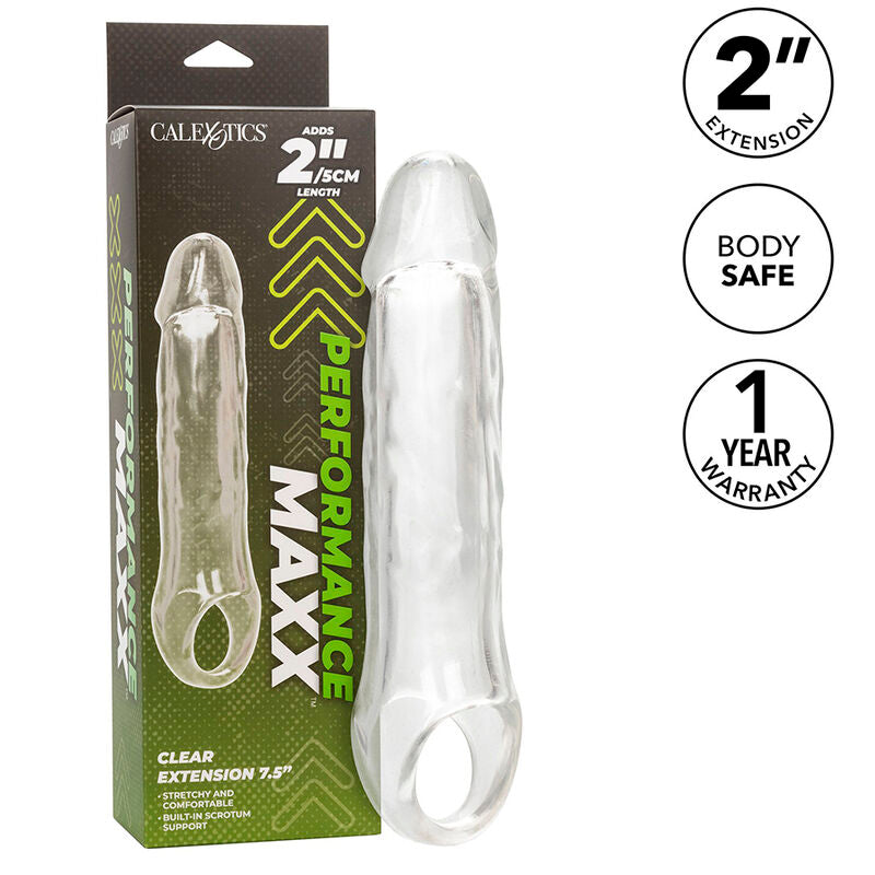 CALEXOTICS - PERFORMANCE MAXX CLEAR EXTENSION 7,5 PRZEŹROCZYSTY