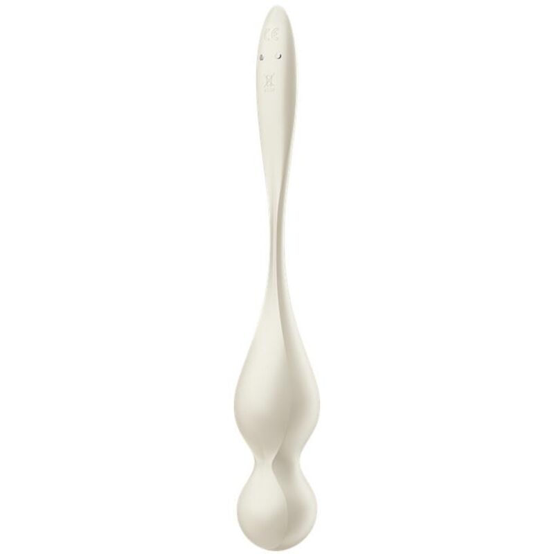 SATISFYER - WIBRACYJNE KULKI DO MIĘŚNI KEGLA LOVE BIRDS BIAŁE