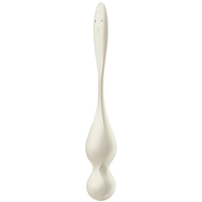 SATISFYER - WIBRACYJNE KULKI DO MIĘŚNI KEGLA LOVE BIRDS BIAŁE