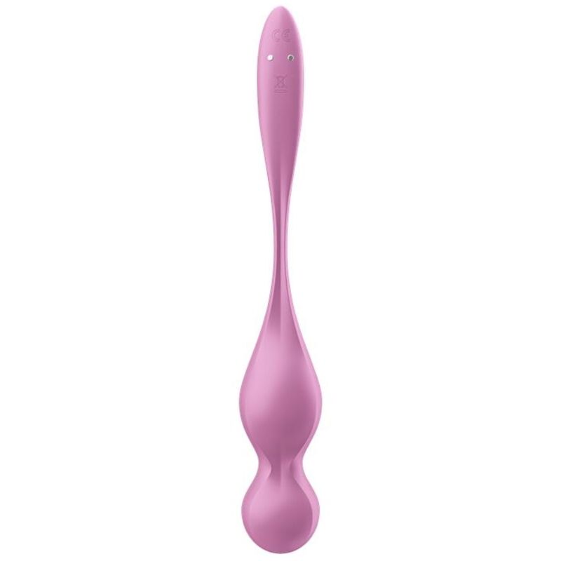 SATISFYER - WIBRACYJNE KULKI KEGLA LOVE BIRDS RÓŻOWE