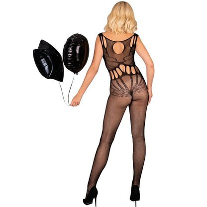 LIVCO CORSETTI FASHION - AMAHIL BODYSTOCKING BEZ KROKU CZARNY JEDNORAZOWY ROZMIAR