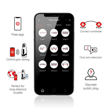 ONINDER - SEUL MĘSKI MASTURBATOR AKUMULATOROWY 10 PRĘDKOŚCI - DARMOWA APLIKACJA