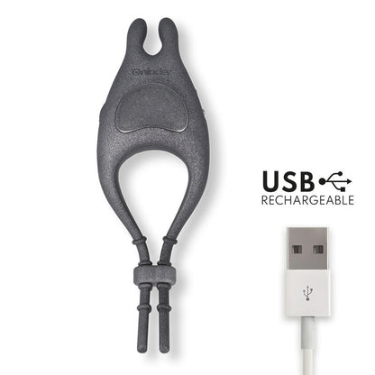 ONINDER - PAMPA Akumulatorowy regulowany pierścień wibracyjny ze stymulatorem łechtaczki 10 prędkości - darmowa aplikacja