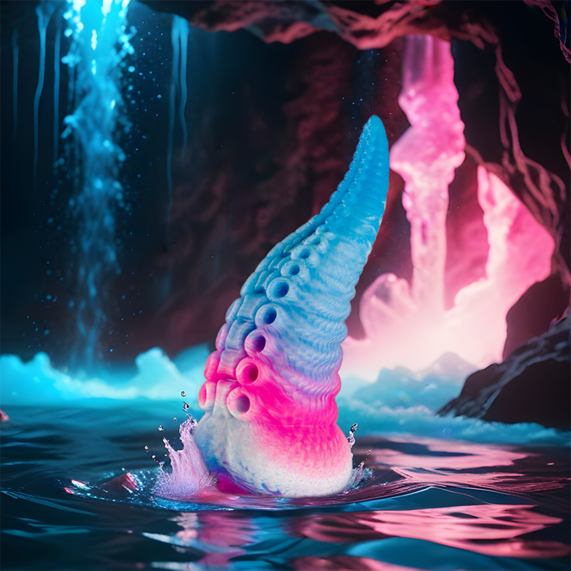 EPIC - PHORCYS BLUE TENTACLE DILDO DUŻY ROZMIAR