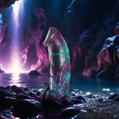 EPIC - BAZYLISKOWY DILDO PODWÓJNA ŁUSKOWA PRZYJEMNOŚĆ DUŻY ROZMIAR