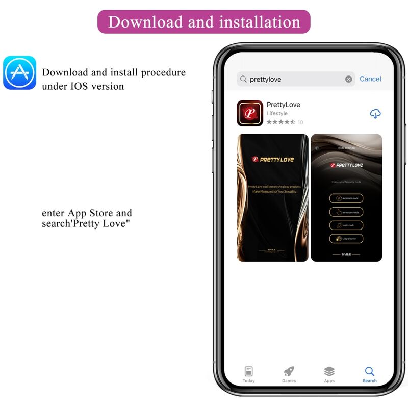 PRETTY LOVE - ETHAN WIBRATOR AKUMULATOROWY LILA