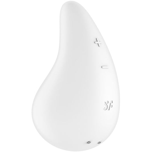 SATISFYER - WIBRATOR DEW DROP LAY-ON WHITE