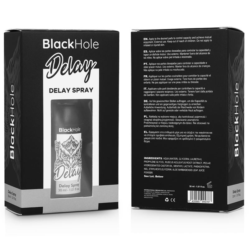 BLACK HOLE - SPRAY OPÓŹNIAJĄCY STUDY FORTE 30 ML