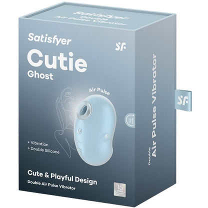 SATISFYER - CUTIE GHOST WIBRATOR LAY-ON JASNONIEBIESKI