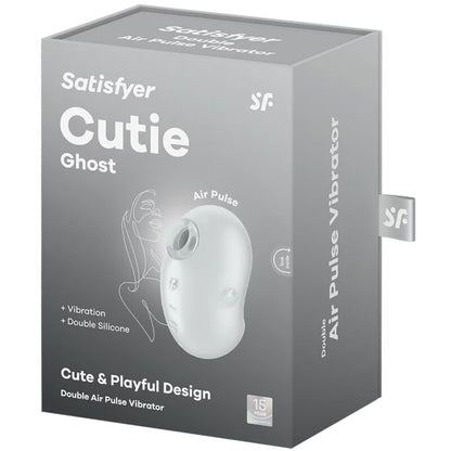 SATISFYER - WIBRATOR LAY-ON CUTIE GHOST BIAŁY