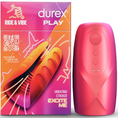 DUREX - WIBRATOR I MASTURBATOR Z ZABAWKĄ