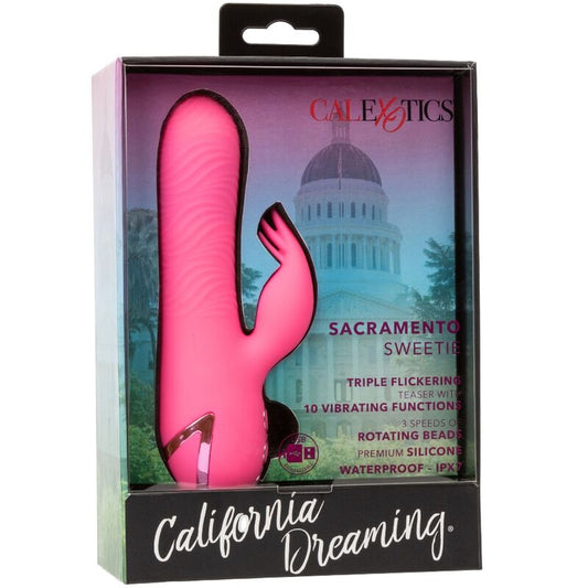 CALEXOTICS - SACRAMENTO SWEETIE WIBRATOR RÓŻOWY KRÓLICZEK OD CALIFORNIA DREAMING