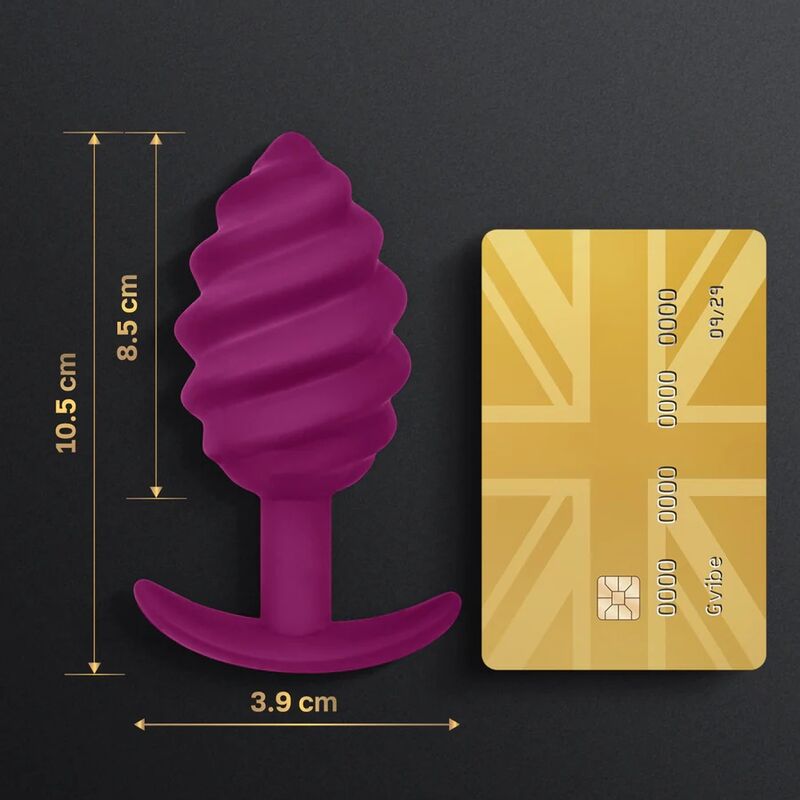 G-VIBE - GPLUG TWIST 2 FIOLETOWY KOREK ANALNY