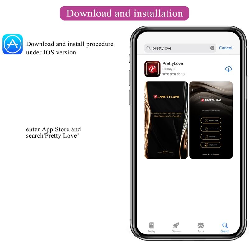 PRETTY LOVE - WIBRATOR ELEKTROSHOCK HECTOR DARMOWA APLIKACJA VIOLET