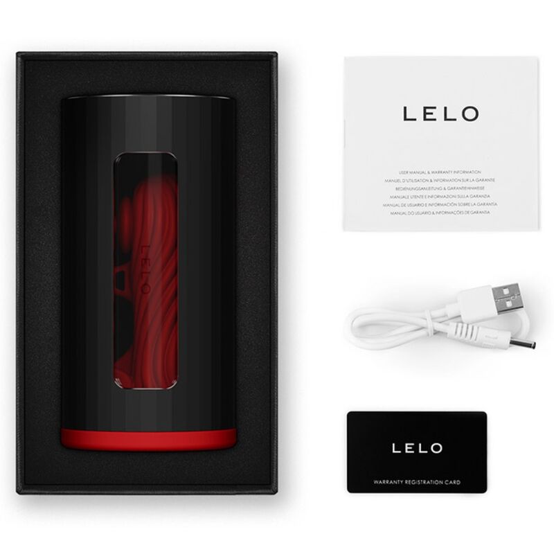 LELO - F1S V3 MĘSKI MASTURBATOR CZERWONY