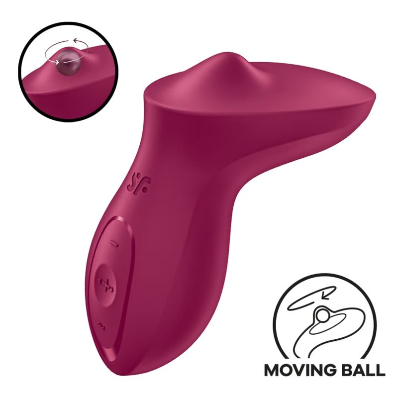 SATISFYER - EXCITERRR WIBRATOR LAY-ON CLITORIS BERRY