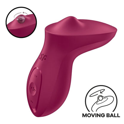 SATISFYER - EXCITERRR WIBRATOR LAY-ON CLITORIS BERRY
