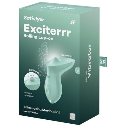 SATISFYER - EXCITERRR LAY-ON CLITORIS MINT WIBRATOR