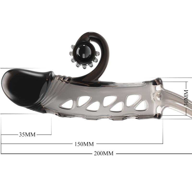 ROMANS - CZARNY PRZEDŁUŻONY RĘKAW