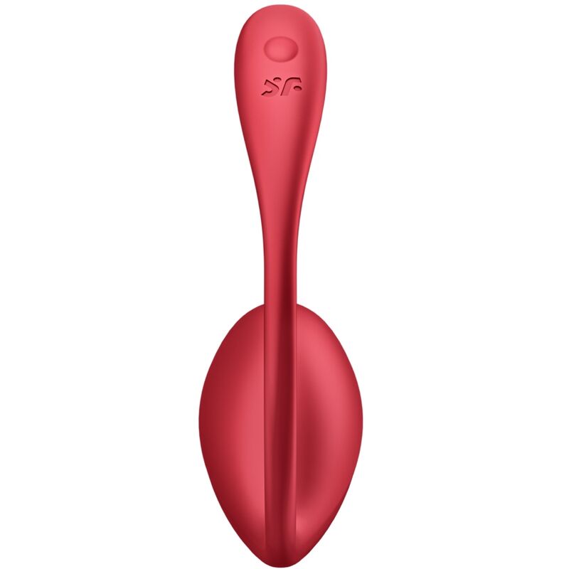 SATISFYER - PILOT DO STYMULATORA PUNKTU G Z LŚNIĄCYM PŁATKIEM, CZERWONY, DARMOWA APLIKACJA