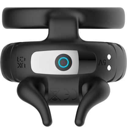 ARMONY - BULL'S PASION RING WIBRATOR 10 PRĘDKOŚCI CZARNY