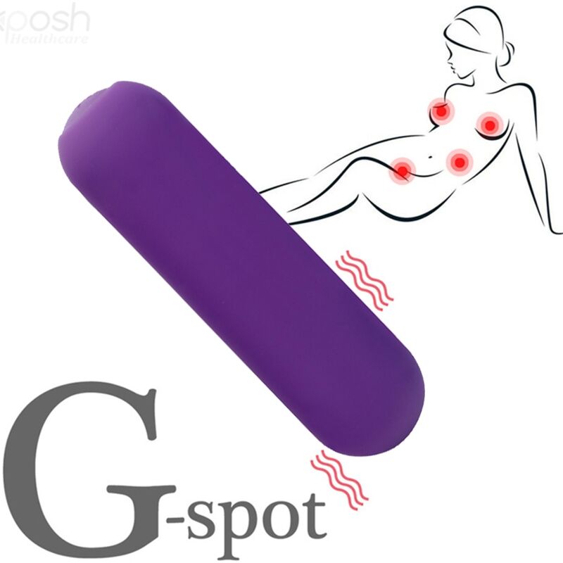 ARMONY - SPLASH JOIE WIBRATOR BULLET SILIKONOWY PILOT 10 WIBRACJI 75 X 19 CM FIOLETOWY