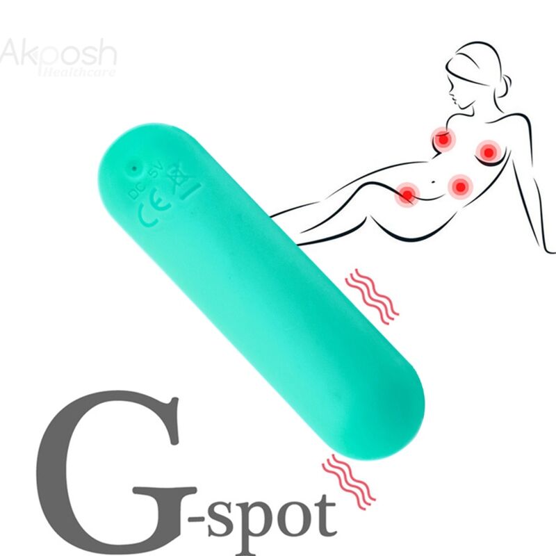 ARMONY - SPLASH JOIE WIBRATOR BULLET SILIKONOWY PILOT 10 WIBRACJI 75 X 19 CM ZIELONY