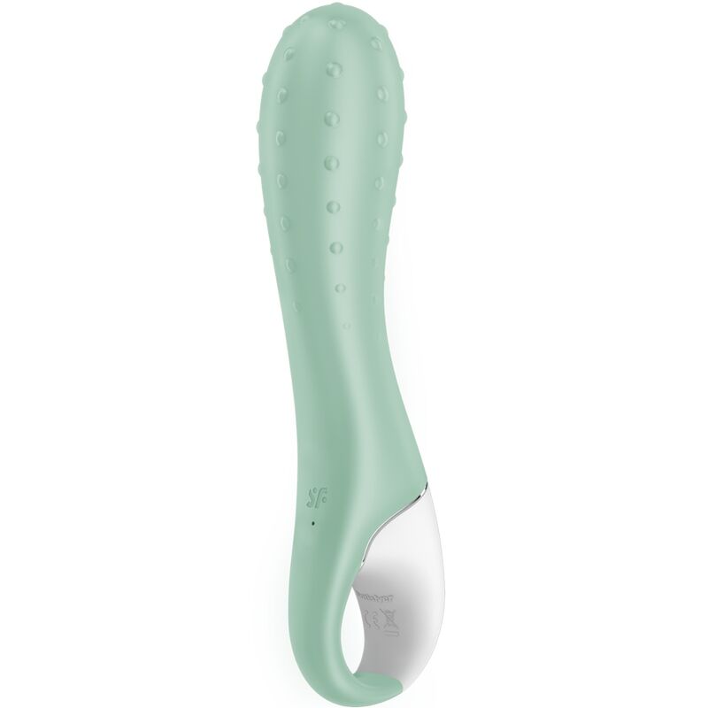 SATISFYER - WIBRATOR Z POMPKĄ POWIETRZA 3 NADMUCHIWANY PUNKT G MIĘTOWY