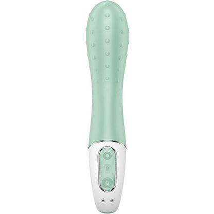 SATISFYER - WIBRATOR Z POMPKĄ POWIETRZA 3 NADMUCHIWANY PUNKT G MIĘTOWY