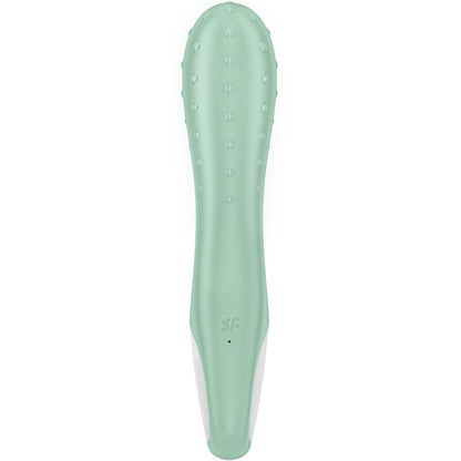SATISFYER - WIBRATOR Z POMPKĄ POWIETRZA 3 NADMUCHIWANY PUNKT G MIĘTOWY