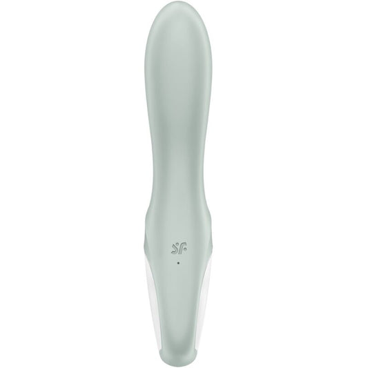 SATISFYER - POMPKA POWIETRZNA BOOTY 3 NADMUCHIWANY WIBRATOR ANALNY SZAROZIELONY