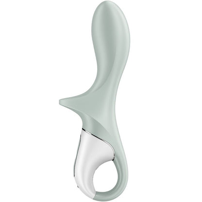 SATISFYER - POMPKA POWIETRZNA BOOTY 3 NADMUCHIWANY WIBRATOR ANALNY SZAROZIELONY
