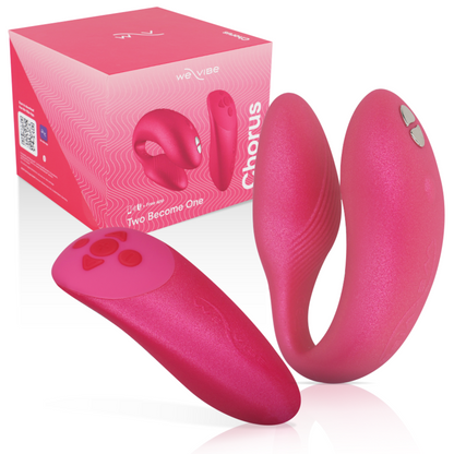 WE-VIBE - WIBRATOR CHORUS DLA PAR Z KONTROLĄ ŚCISKANIA RÓŻOWY