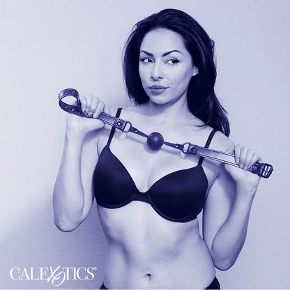 CALEXOTICS - NOCTURNAL BALL GAG SILIKONOWY CZARNY