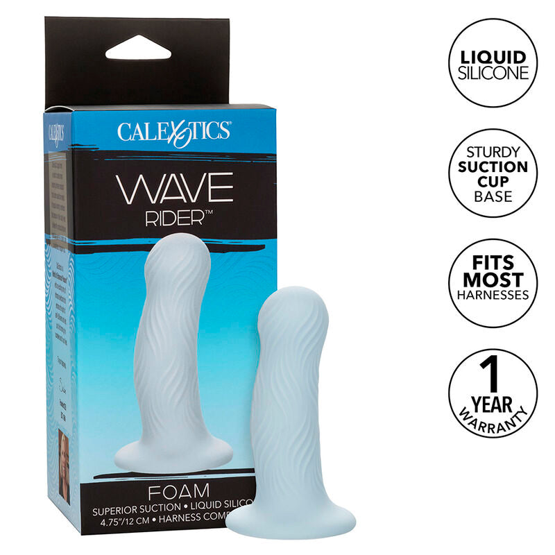 CALEXOTICS - WAVE RIDER FOAM ANAL PLUG NIEBIESKI