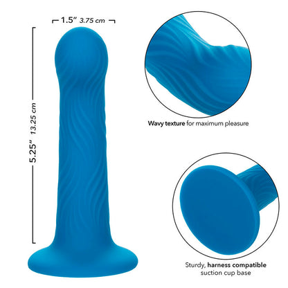 CALEXOTICS - WAVE RIDER RIPPLE ANAL PLUG NIEBIESKI