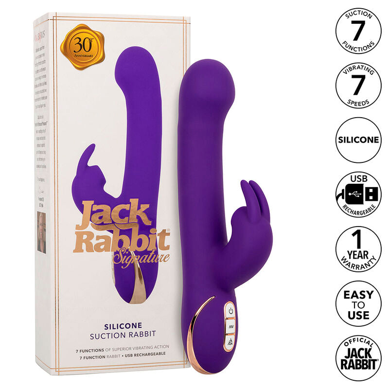 CALEXOTICS - JACK RABBIT WIBRATOR I STYMULATOR 7 POZIOMÓW WIBRACJI I FALE STYMULUJĄCE NIEBIESKI