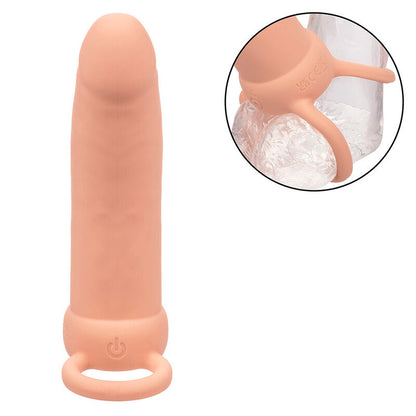 CALEXOTICS - MAXX THICK DUAL PENETRATOR 10 WIBRACJI MIĘSNYCH