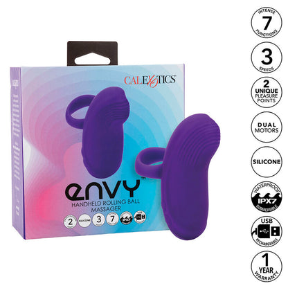 CALEXOTICS - ENVY RĘCZNY MASAŻER KULKOWY 7 WIBRACJI FIOLETOWY