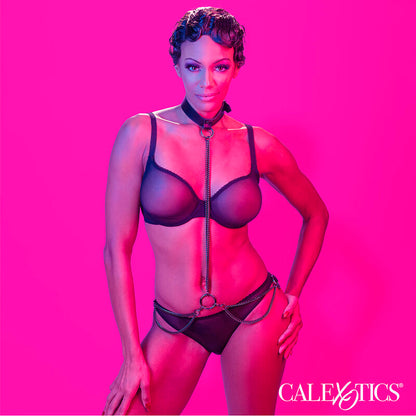 CALEXOTICS - EUPHORIA CHAIN ​​HALTER COLLAR &amp; LEASH