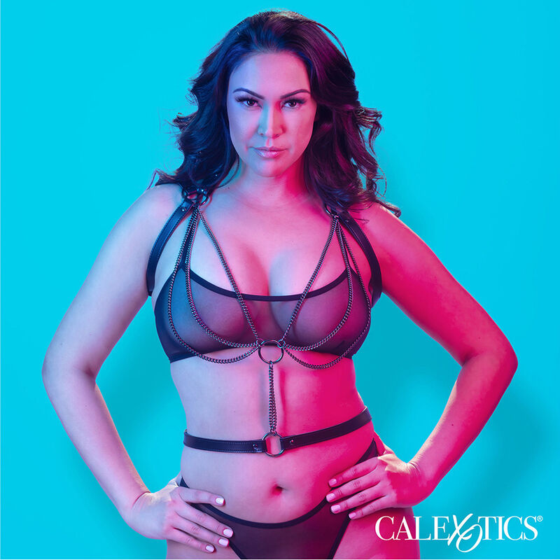 CALEXOTICS - EUPHORIA MULTICHAIN ​​SZELKI HALTER PREMIUM PLUS SIZE