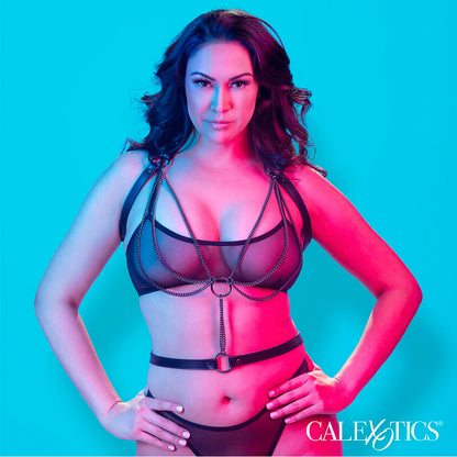CALEXOTICS - EUPHORIA MULTICHAIN ​​SZELKI HALTER PREMIUM PLUS SIZE