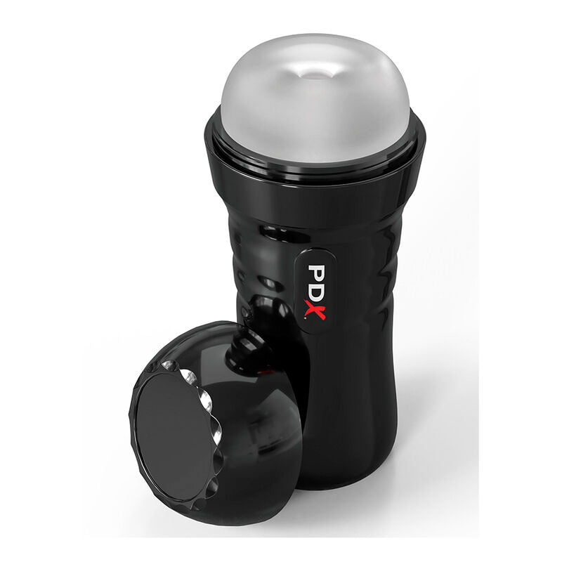 PDX EXTREME - PRZESUWNY I GLIDE SAMOLUBRYKUJĄCY MASTURBATOR PRZEŹROCZYSTY