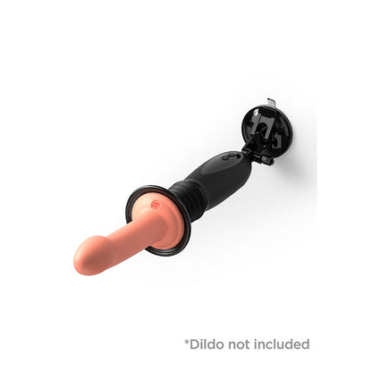 SERIA FETISH FANTASY - BODY DOCK THRUSTER DILDO CLAMP Z 7 TRYBAMI PCHANIA CZARNY