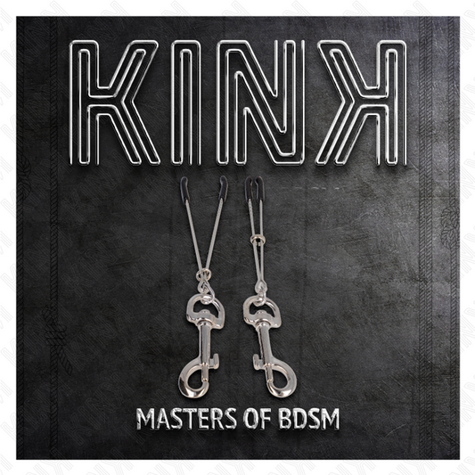 KINK - CIENKI HAK ZACISK NA SUTKI SREBRNY 7 CM