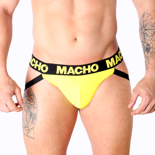MACHO - MX25A JOCK LYCRA ŻÓŁTY S