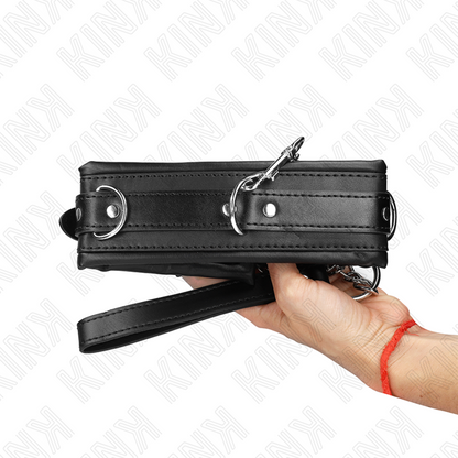 KINK - CIĘŻKI NASZYJNIK Z PASKIEM 65 CM MODEL 4 REGULOWANY 36,5-50 CM