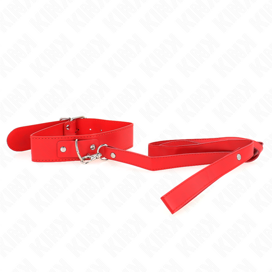 KINK - NASZYJNIK Z PASKIEM 116 CM PASEK ROJO REGULOWANY 32-50 CM X 8 CM